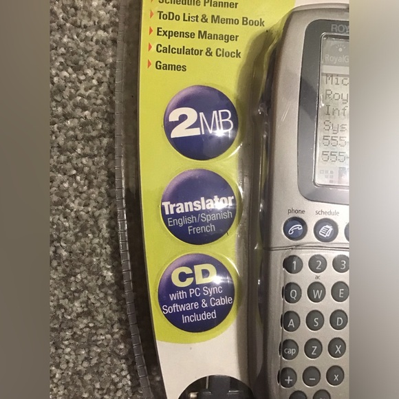 Personal Digital Assistant Spell Checker Phone Book, Planer, Games Royal ezVue2 - Picture 3 of 5